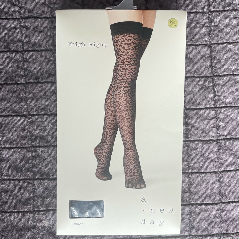 Leopard Thigh Highs